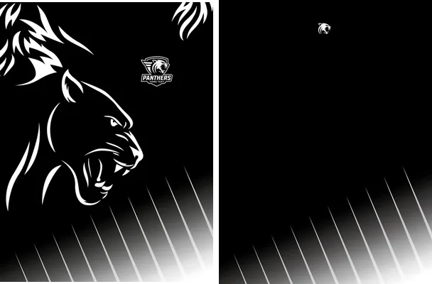 puma trama negroblanco