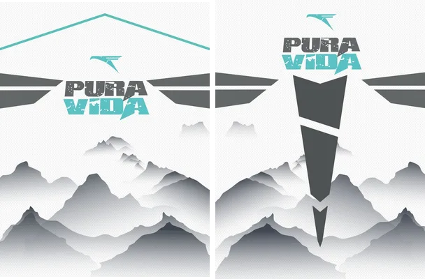 pura vida gray design