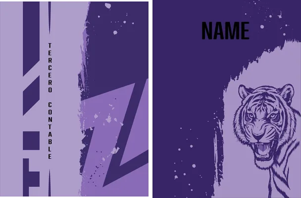 purple tiger