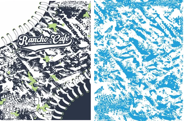 rancho cafe design grunge