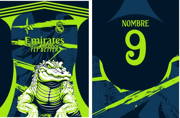 real madrid alligator concept