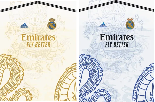 real madrid dragon desing