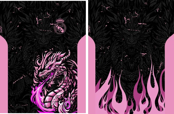 real madrid interclasse dragon pink