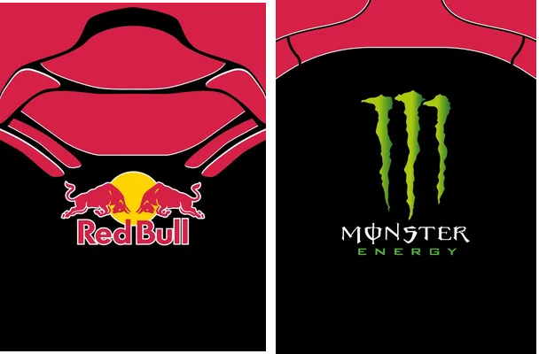 red bull monster design