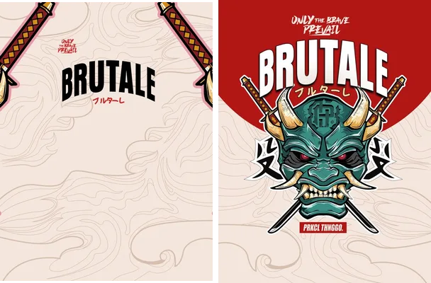 samuray brutale design