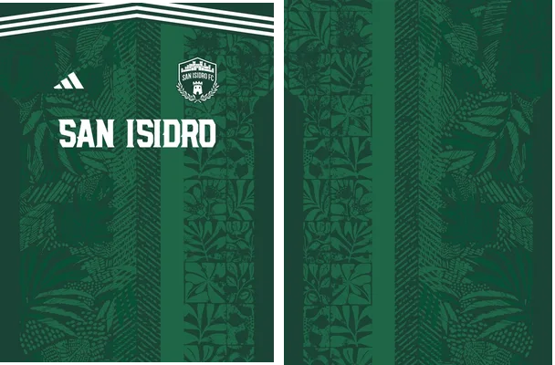 san isidro fc green grunge