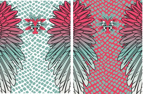 serpiente emplumada design