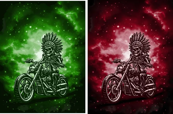 skull motorcycle
