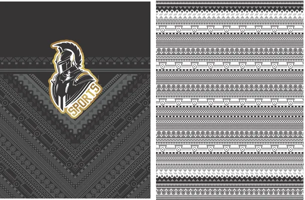 spartan sports vector lines