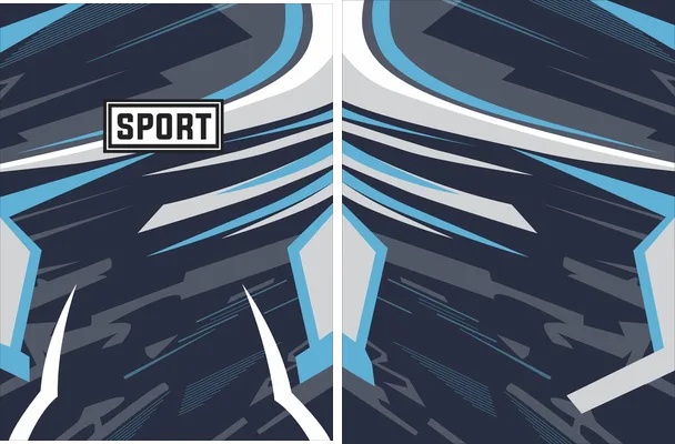 sport abstracto azul
