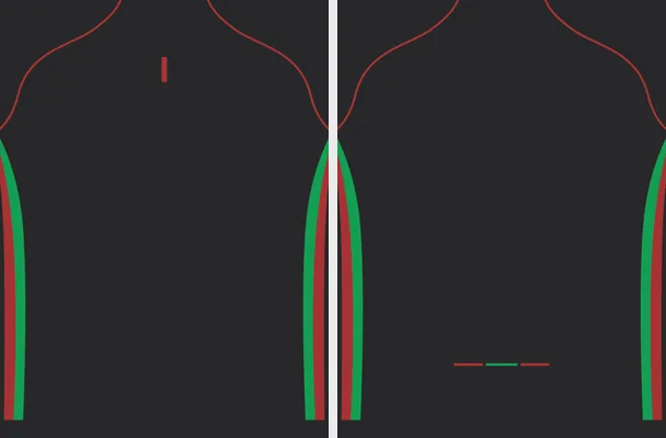 sport black red green