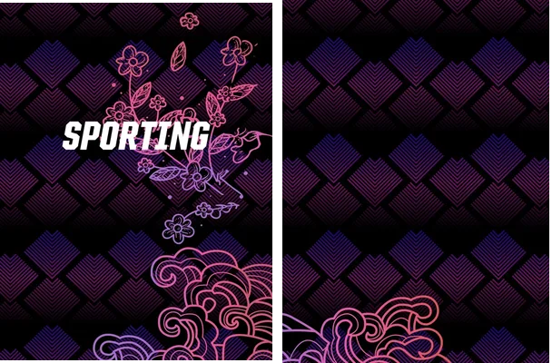sport floral concept