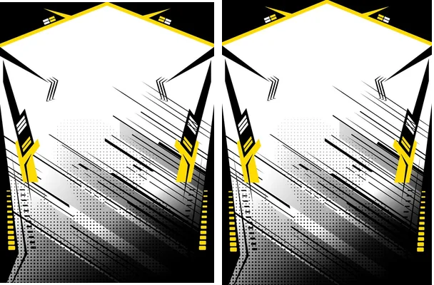 sport geo black yellow dark