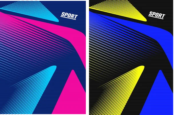 sport geo dual blue
