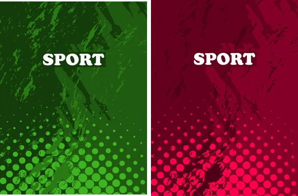 sport grunge green