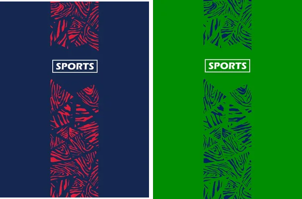 sport grunge red green