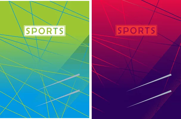 sport lineas degradado