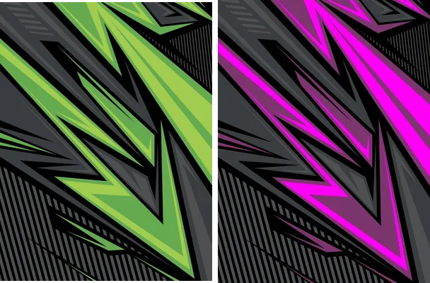 sport lineas geometric green