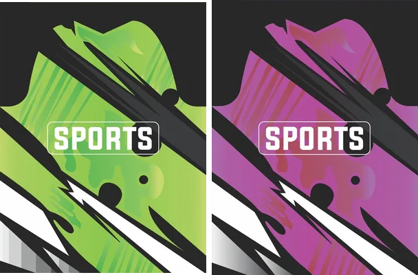 sport pattern greenpink