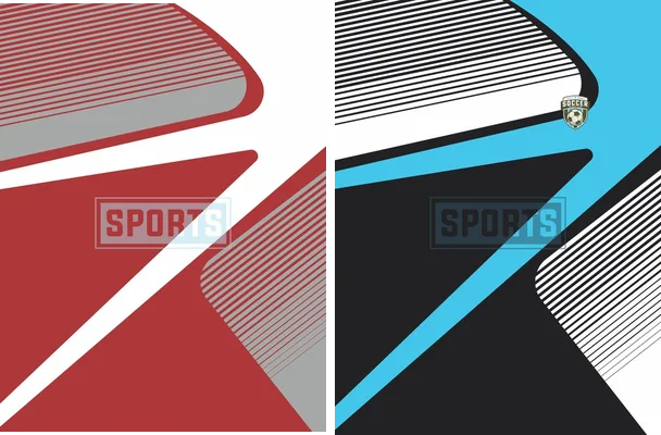 sport pattern lines redblack