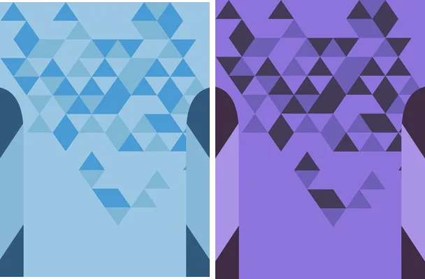 sport triangulos duo colors