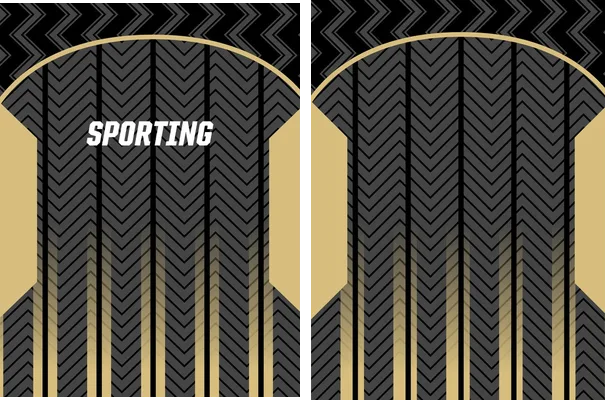 sporting black gold concept