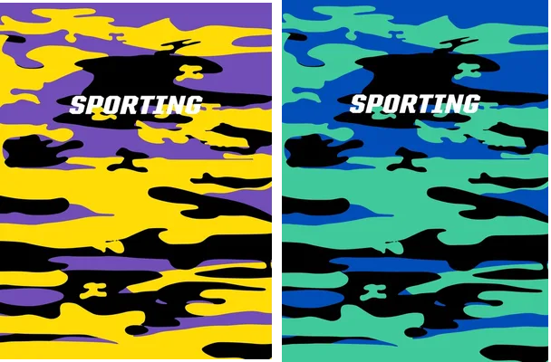 sporting camuflage street concept