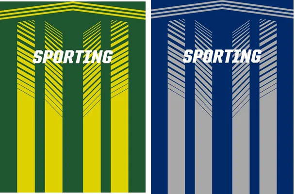sporting green yellow