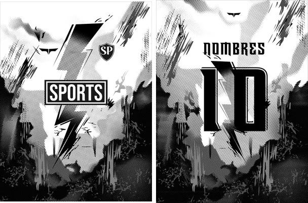 sports black grunge ray