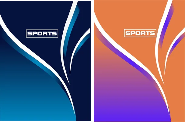 sports blue degrade