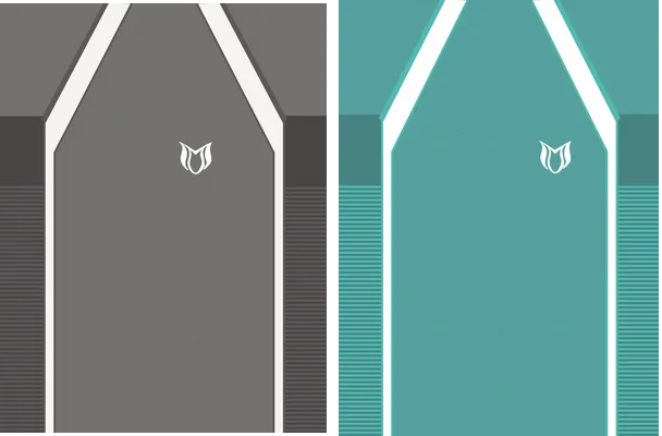 sports concept geometric gray