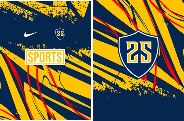 sports concept grunge yellow