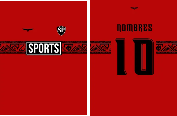 sports cultura red black