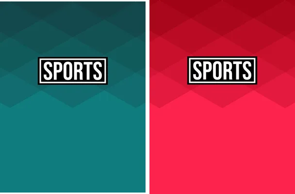 sports degrade pattern