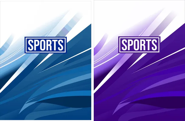 sports degrades geometric blue