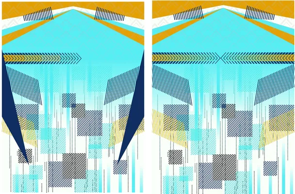 sports geometric blue