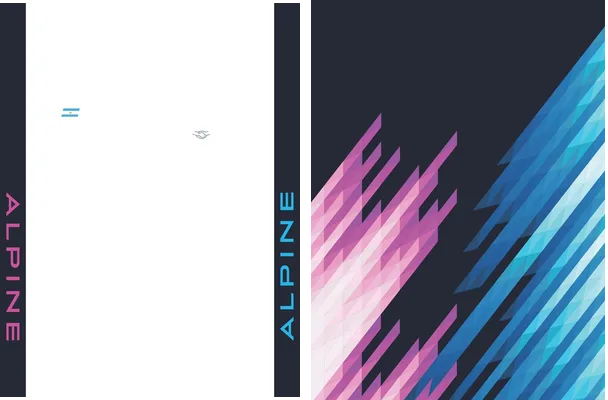 sports geometric gradient color