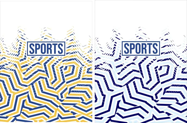 sports geometric lines