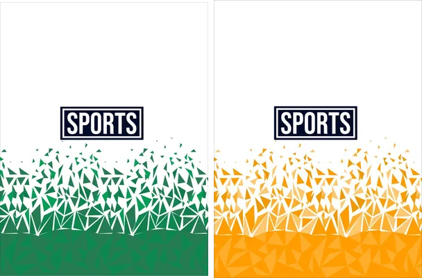 sports geometrics concept