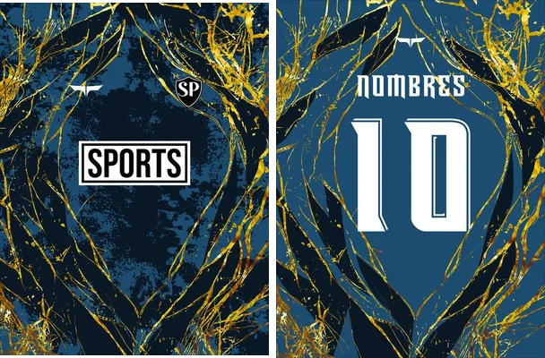 sports gold grunge sp