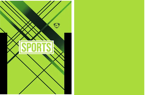 sports green lineal