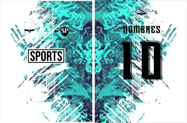 sports grunge aqua blue sp
