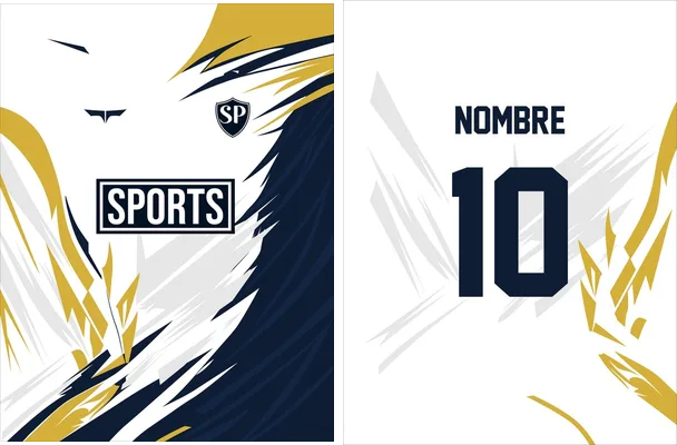 sports grunge blue gold iii