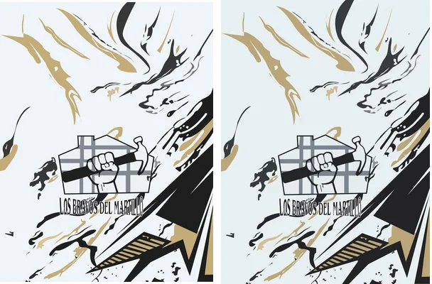 sports grunge dorado