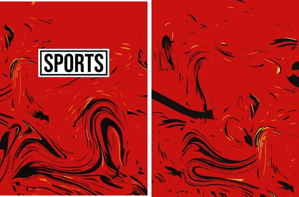 sports grunge red 4