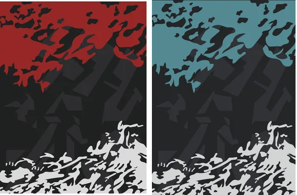 sports grunge red