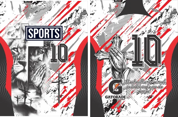 sports grunge religioso concept