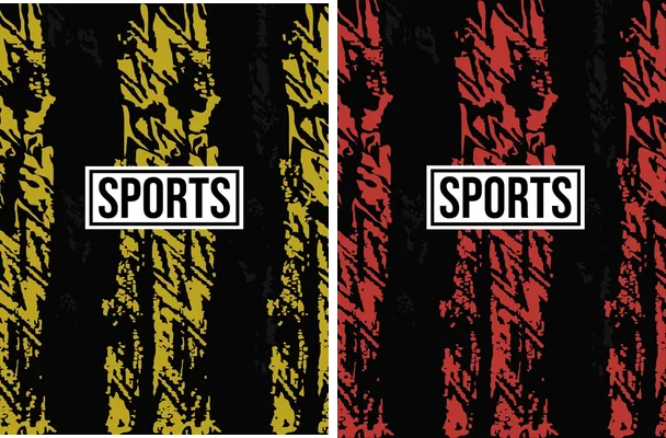 sports grunge yellow red