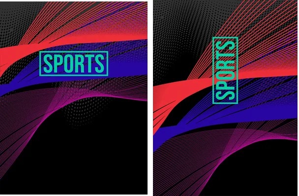 sports lines pointillizer