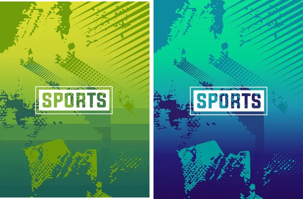 sports pattern abstract figures 2